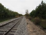  Siding Track looking West, leads east to switch spur for Frontier-Servco FS